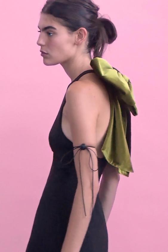 Velvet Bow Maxi Dress