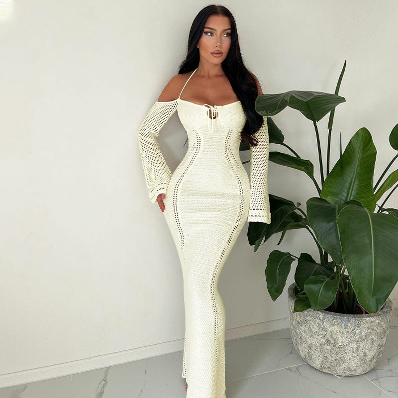 Thalia Crochet Maxi Dress-CALLISTARI