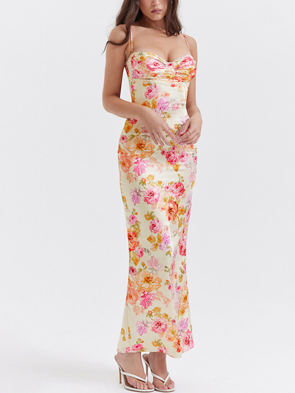 Printed Sexy Maxi Dress-CALLISTARI