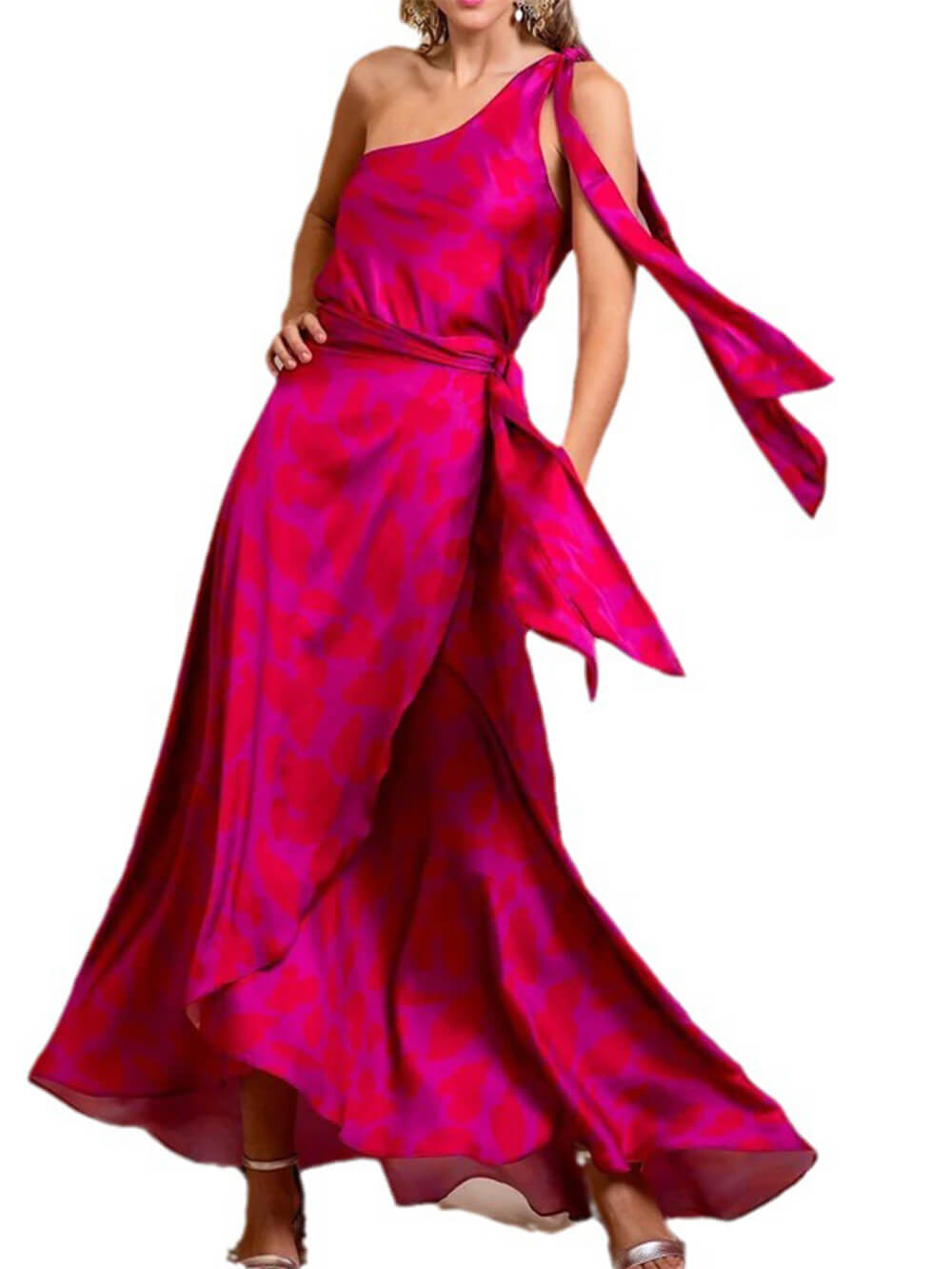 Fashion Elegant Sleeveless Solid Color Gown Dress-CALLISTARI