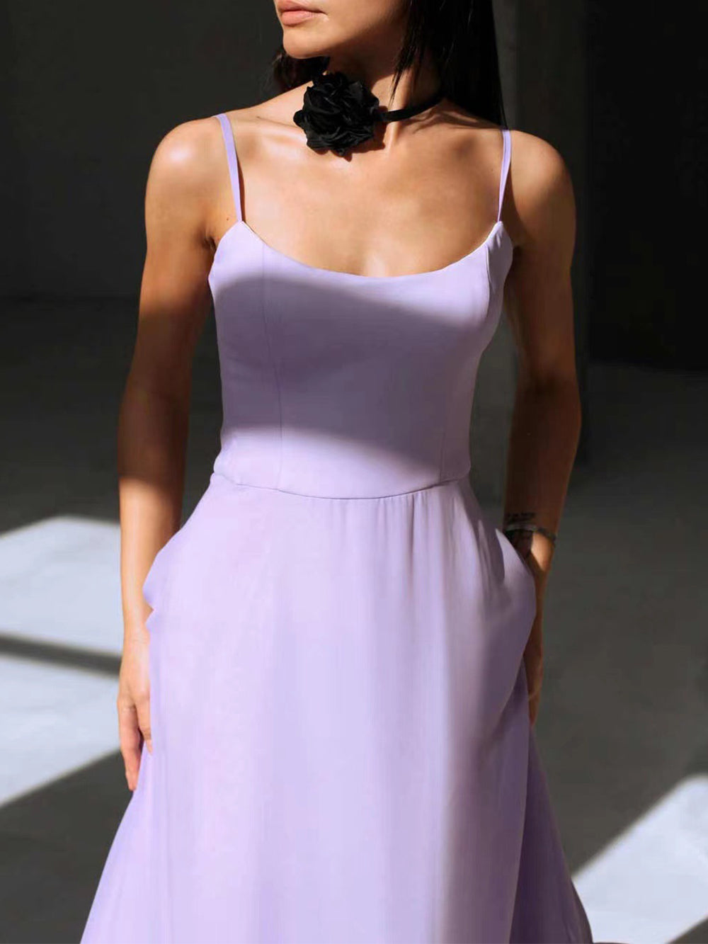 Flounce Bustier Maxi Dress-CALLISTARI