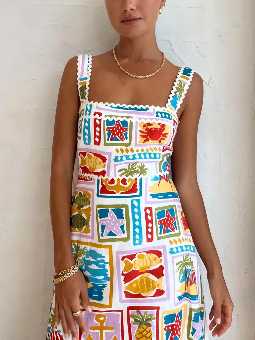 Graffiti Strap Tube Top Sexy Lace Maxi Dress-CALLISTARI