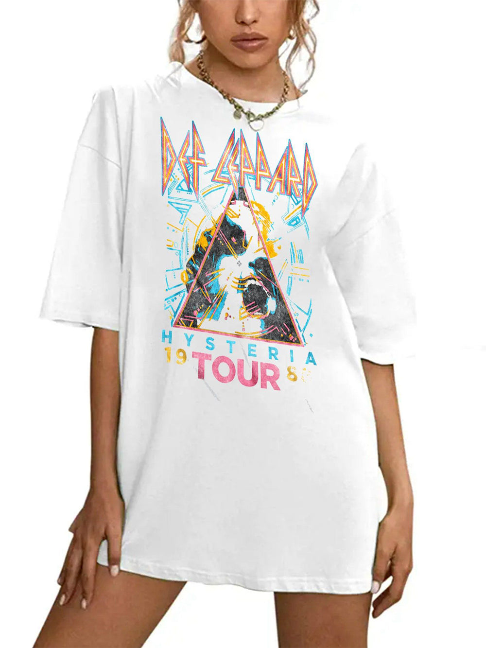 Casual Round Neck Printed T-Shirt-CALLISTARI