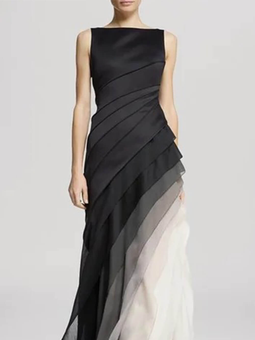 Layered High Waist Long Dress-CALLISTARI