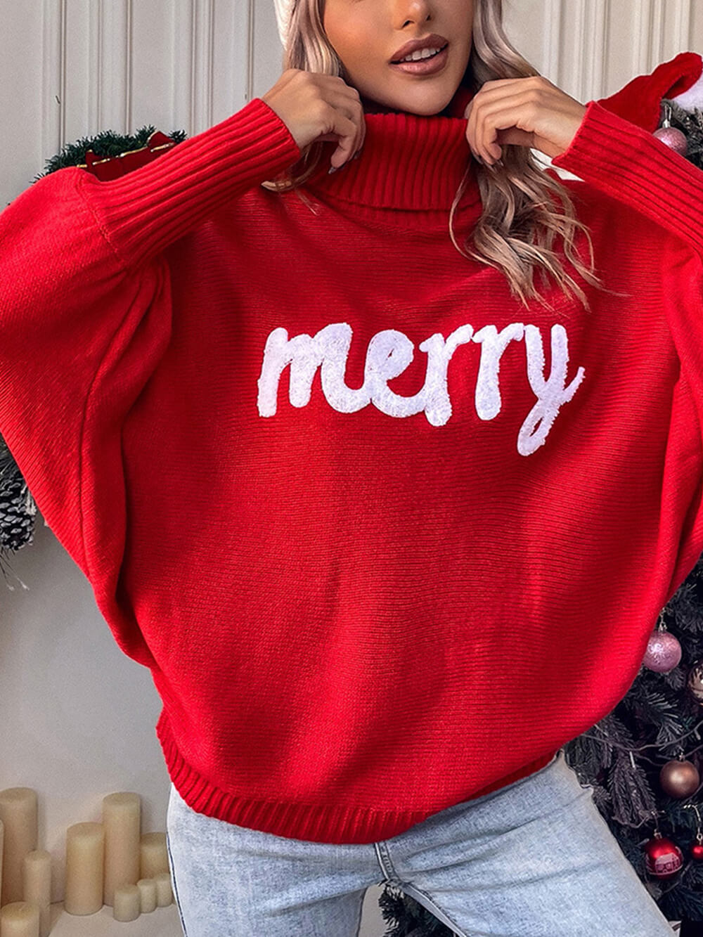 Versatile Embroidered Warm Sweater-CALLISTARI