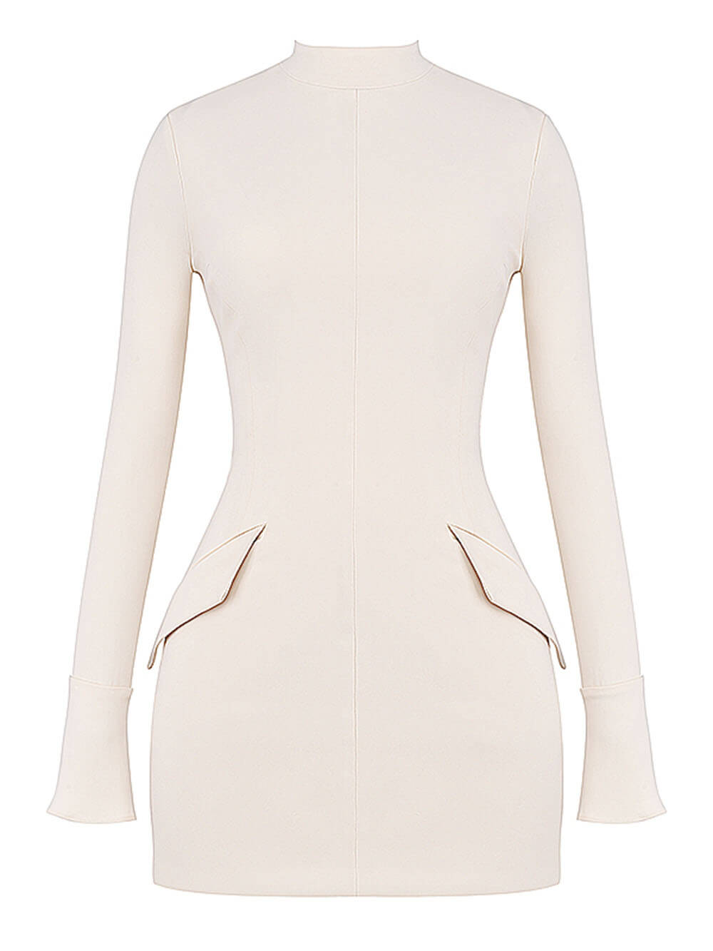 Vintage Cream Mini Dress-CALLISTARI