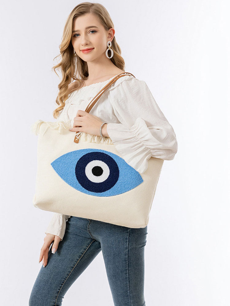 Embroidered Tote Bag-CALLISTARI