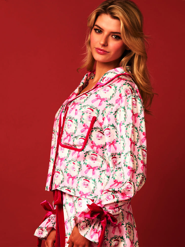 Lightweight Winter Christmas Pajama Set-Mesadic