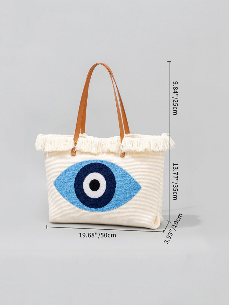 Embroidered Tote Bag-CALLISTARI