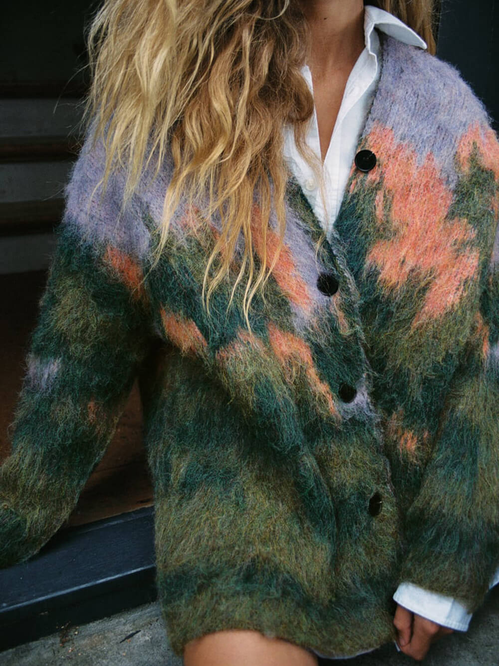 Landscape Knit Coat-CALLISTARI
