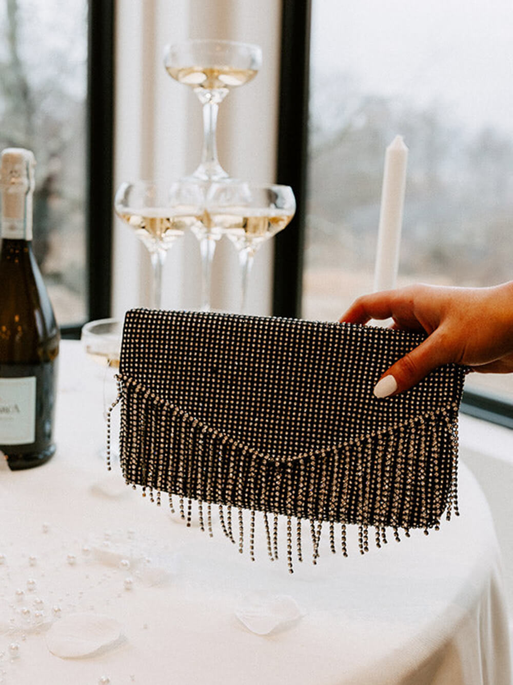 Vip Party Rhinestone Clutch-CALLISTARI