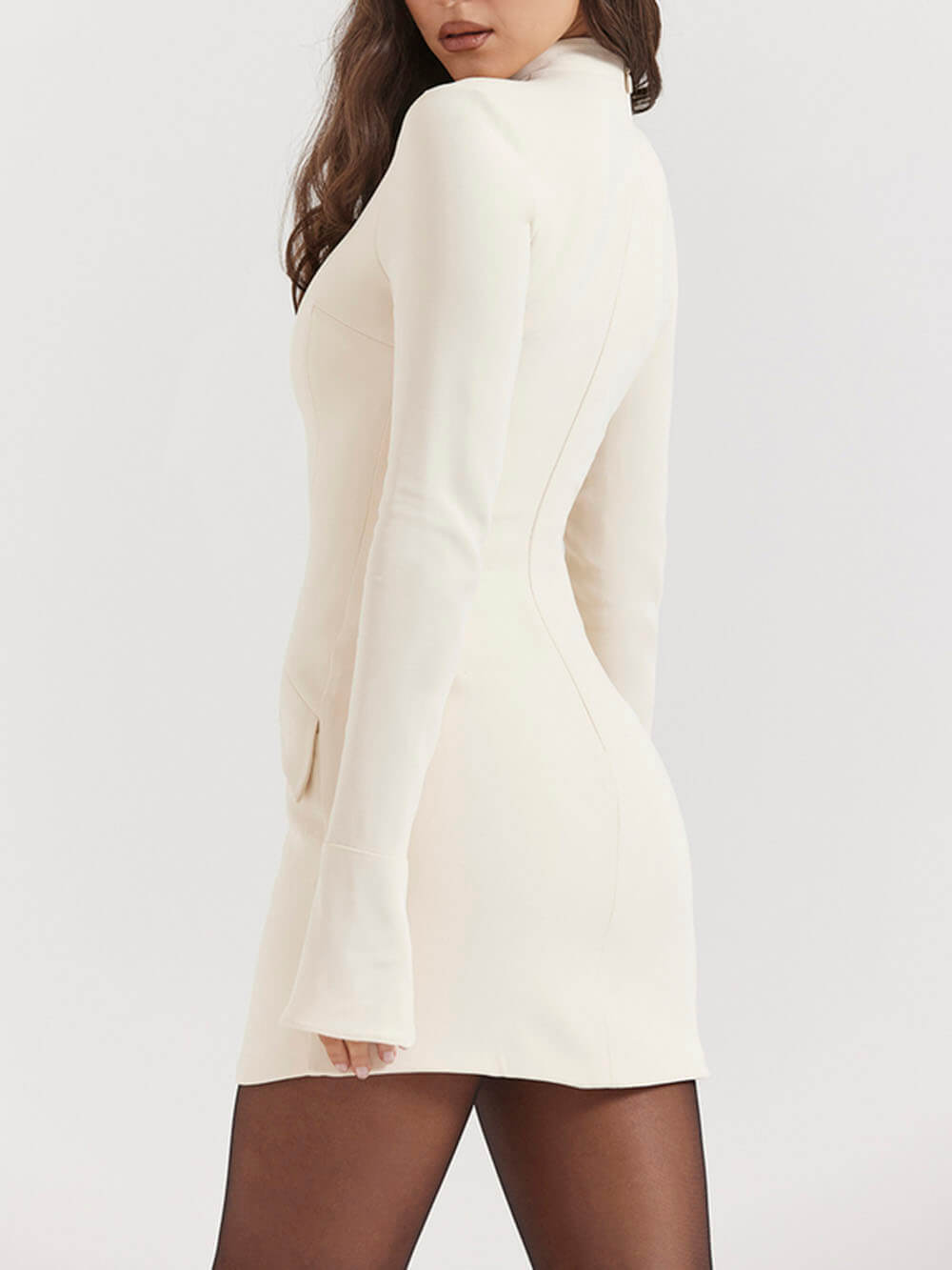 Vintage Cream Mini Dress-CALLISTARI