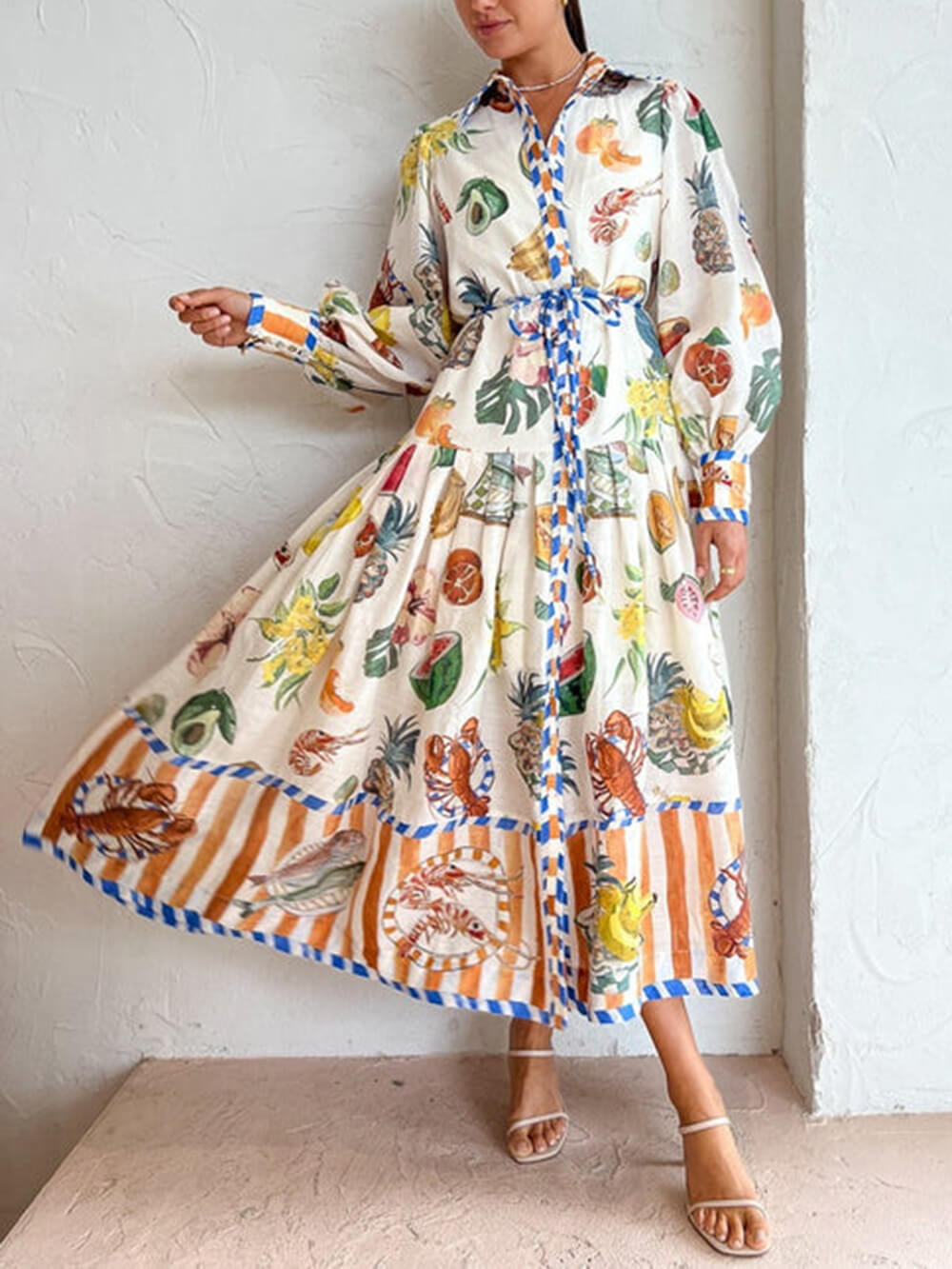 Theo Shirtdress In Multi-CALLISTARI