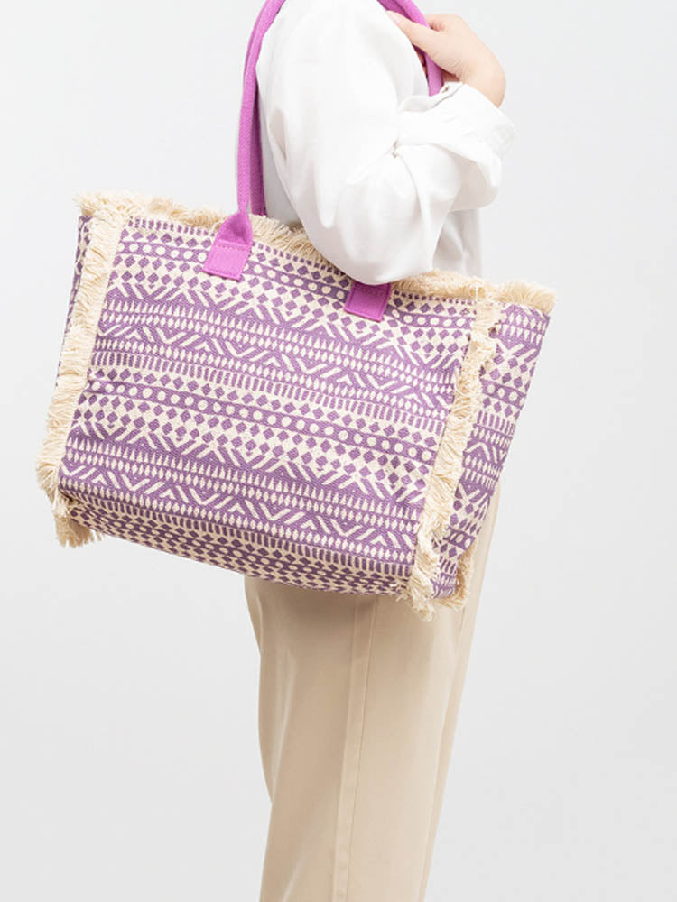 Vintage Printed Canvas Bag-CALLISTARI