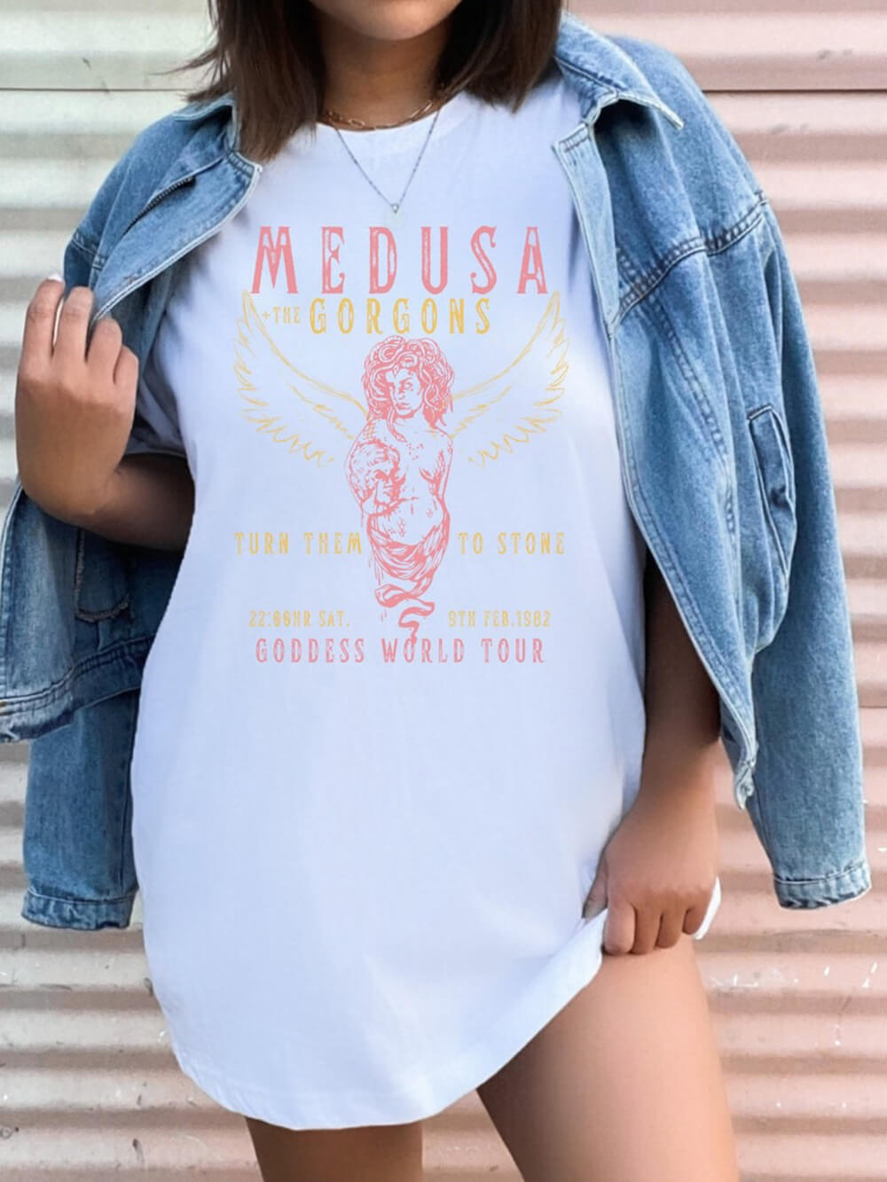 Greek Goddess Medusa Tee Vintage Band T Shirt-CALLISTARI