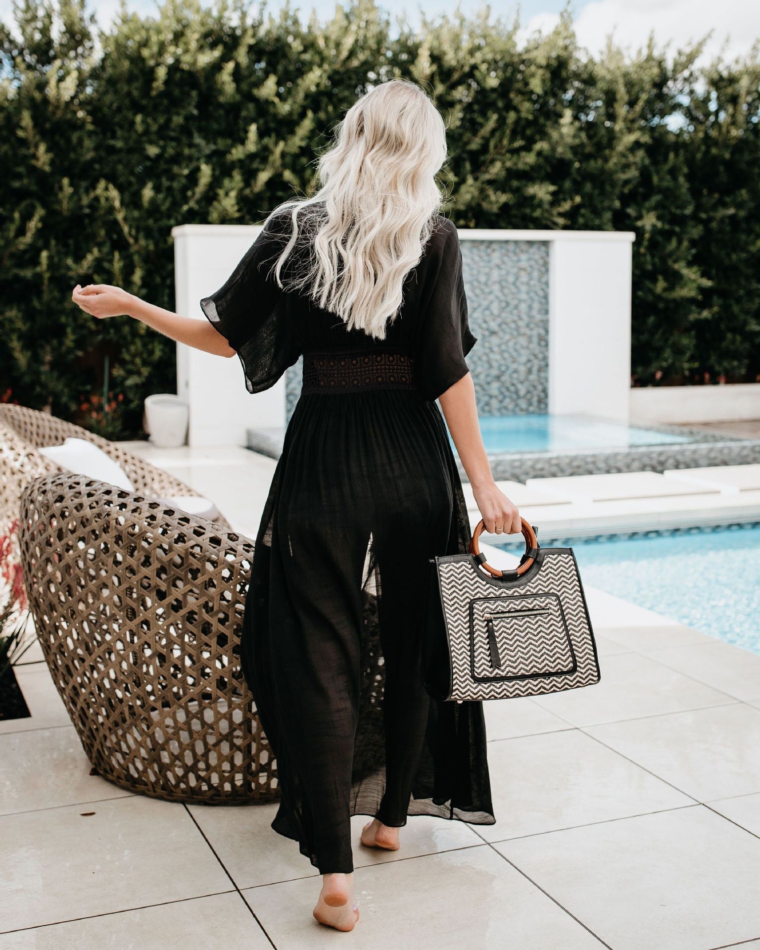 Beach Vacation Kimonos Long Sun Protection Cover Ups-CALLISTARI