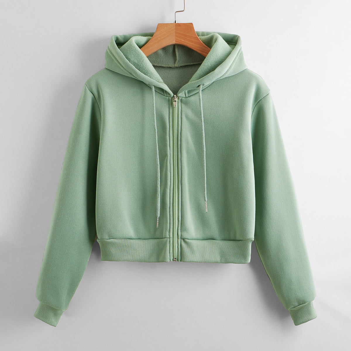 Casual Short Crop Pullover Hoodie-CALLISTARI