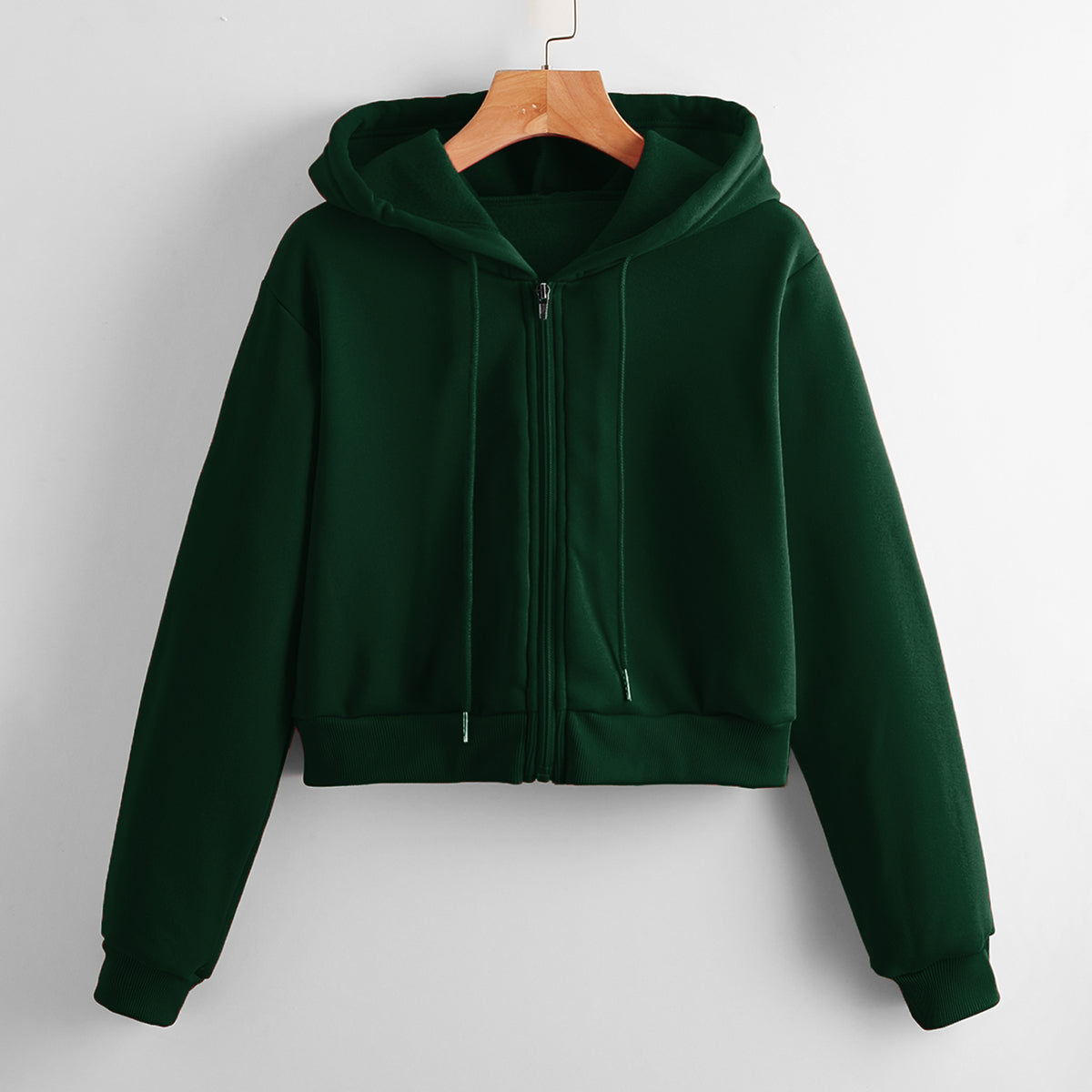 Casual Short Crop Pullover Hoodie-CALLISTARI