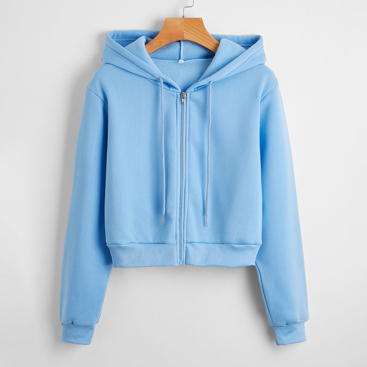 Casual Short Crop Pullover Hoodie-CALLISTARI