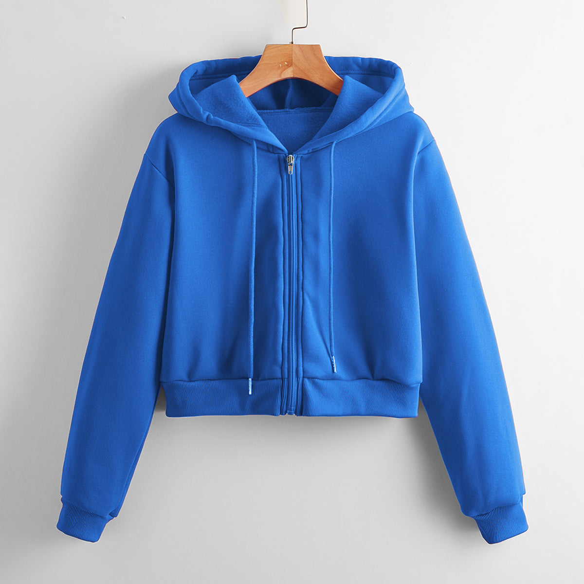 Casual Short Crop Pullover Hoodie-CALLISTARI