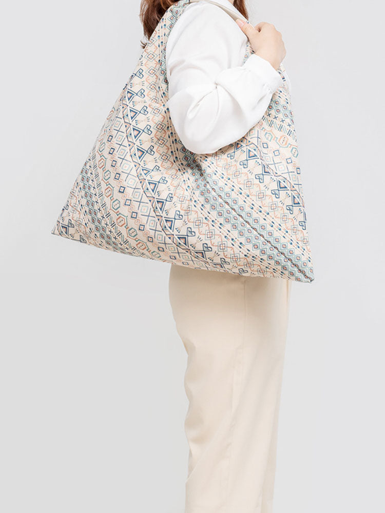 Canvas Triangle Bag - Printed-CALLISTARI