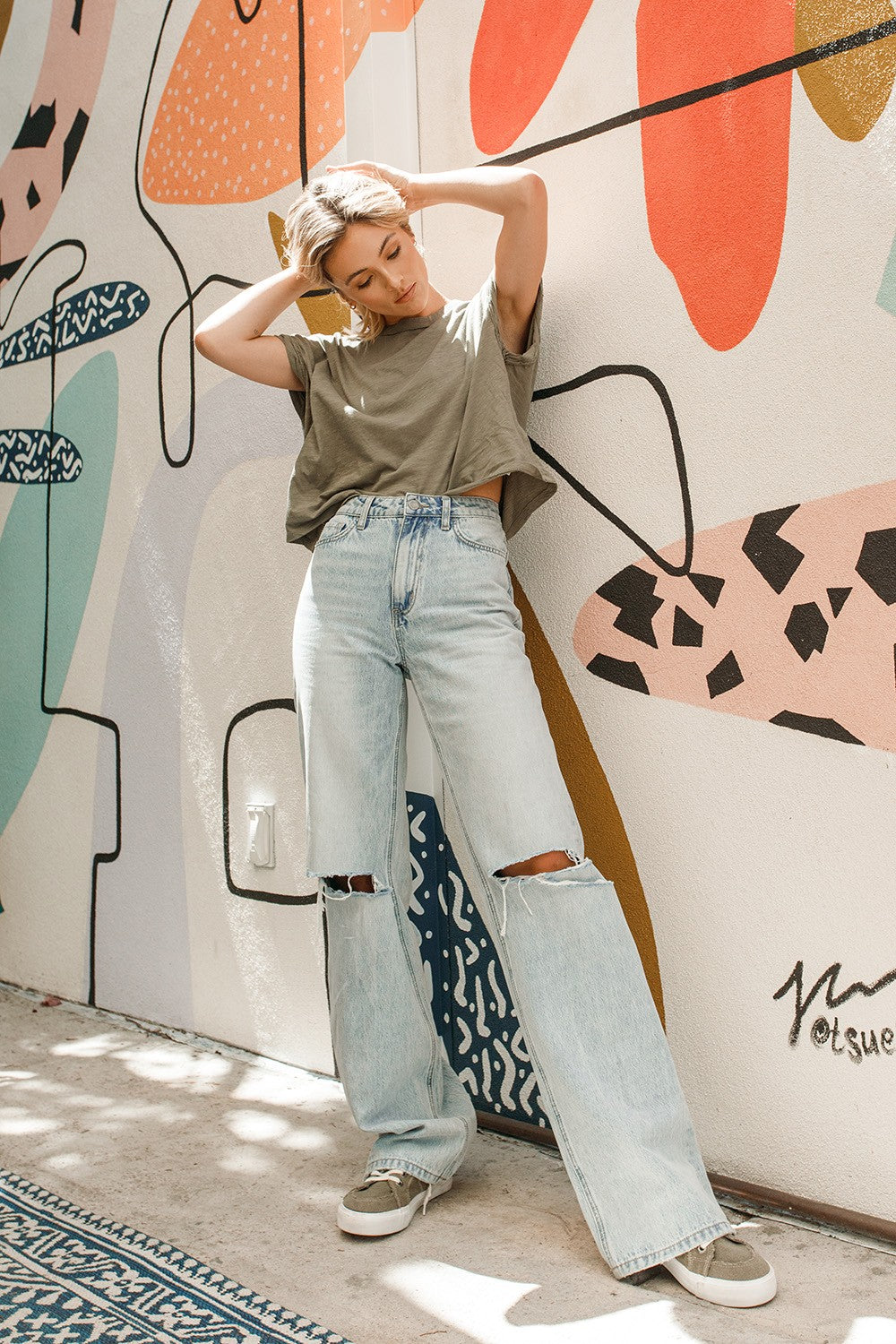 Flying Monkey 90s Vintage Flare Jeans-Mesadic