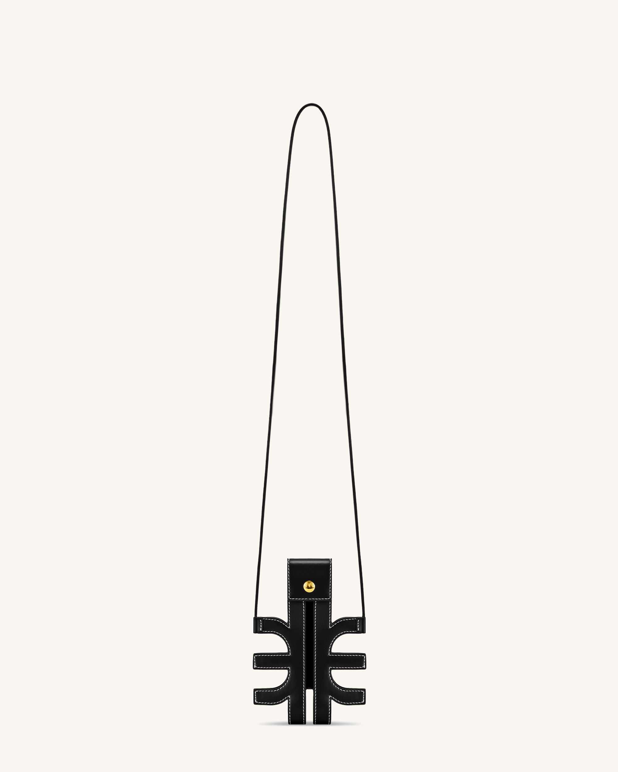 FEI Cut-Out Phone Bag - Black-Mesadic