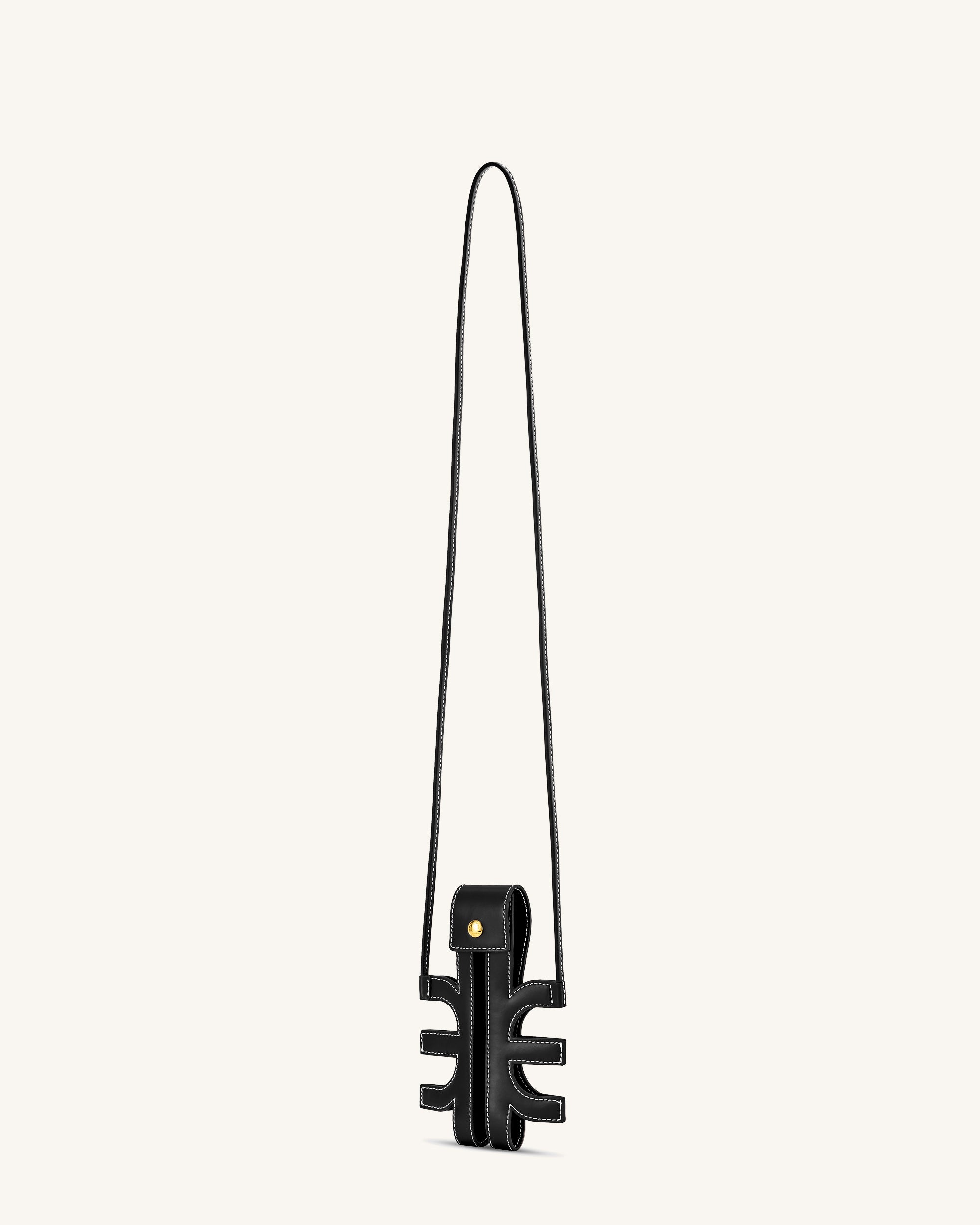 FEI Cut-Out Phone Bag - Black-Mesadic