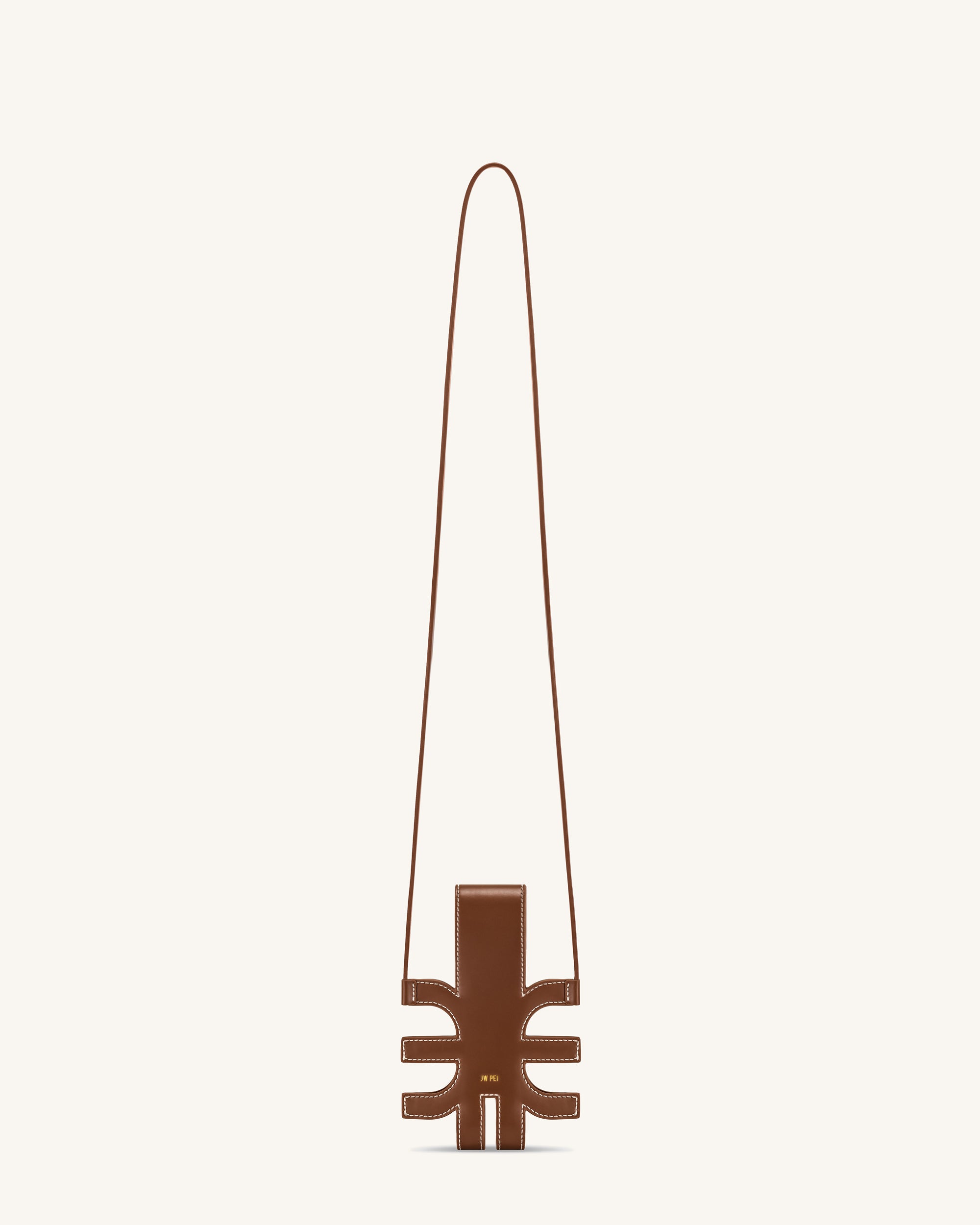 FEI Cut-Out Phone Bag - Brown-Mesadic