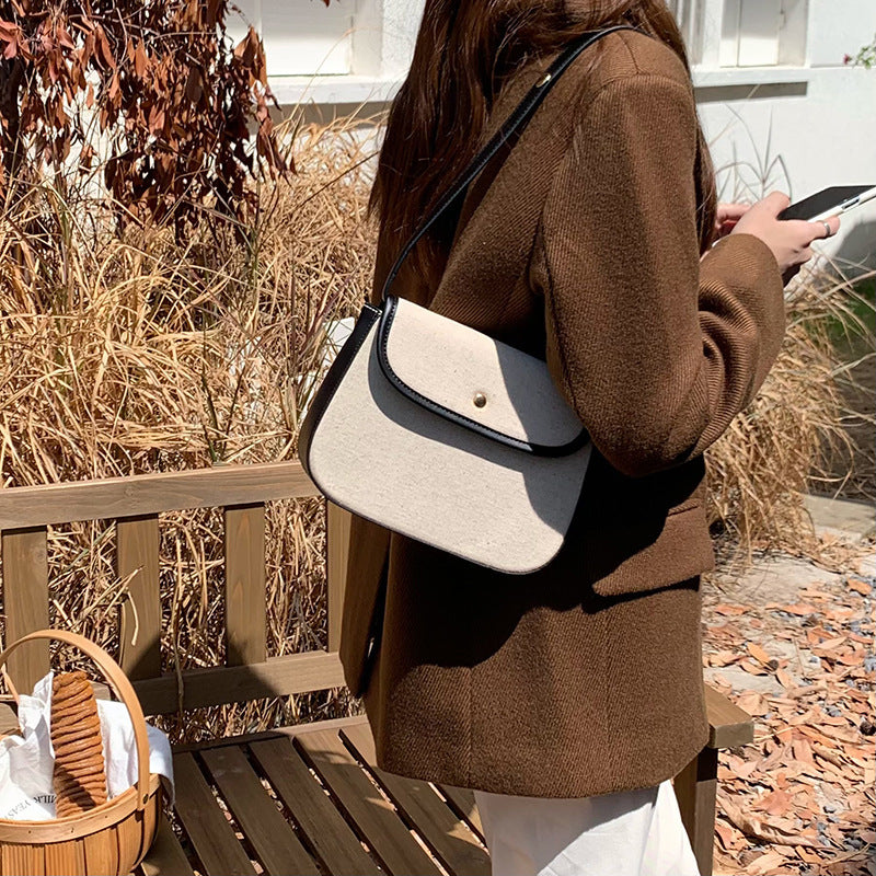 Classic-Canvas Shoulder Bag-CALLISTARI