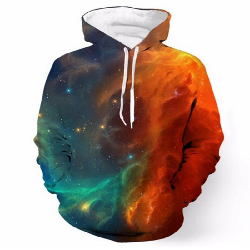Star Sky Galaxy Printed Classic 3D Hoodie-CALLISTARI