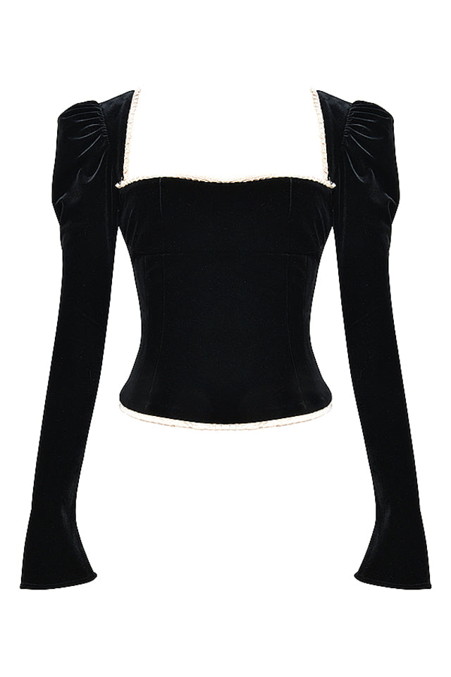 Black Velvet Corset-CALLISTARI