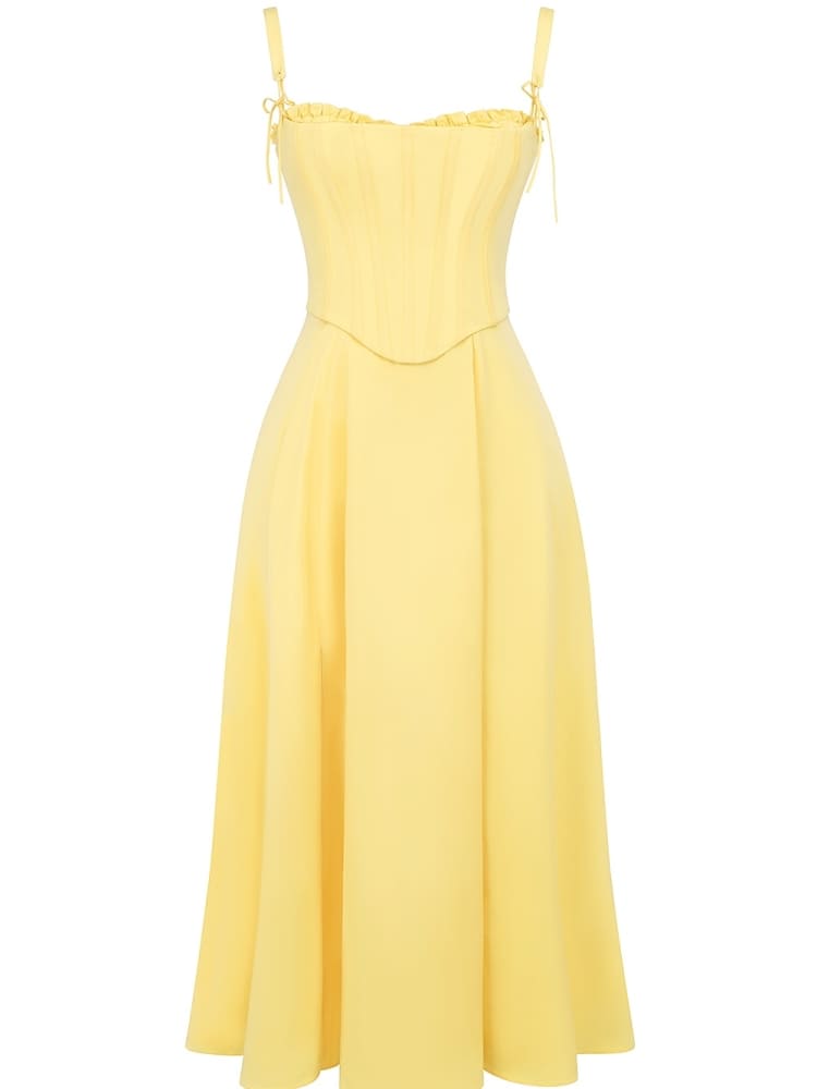 Sunshine Cotton Midi Sundress-CALLISTARI