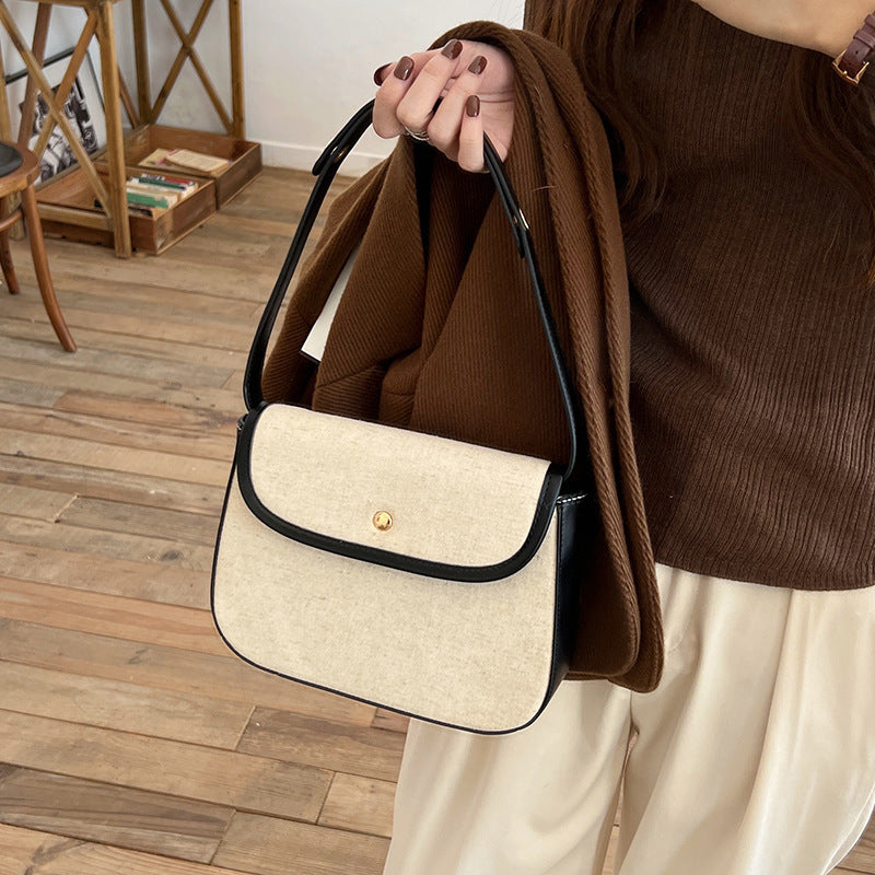 Classic-Canvas Shoulder Bag-CALLISTARI