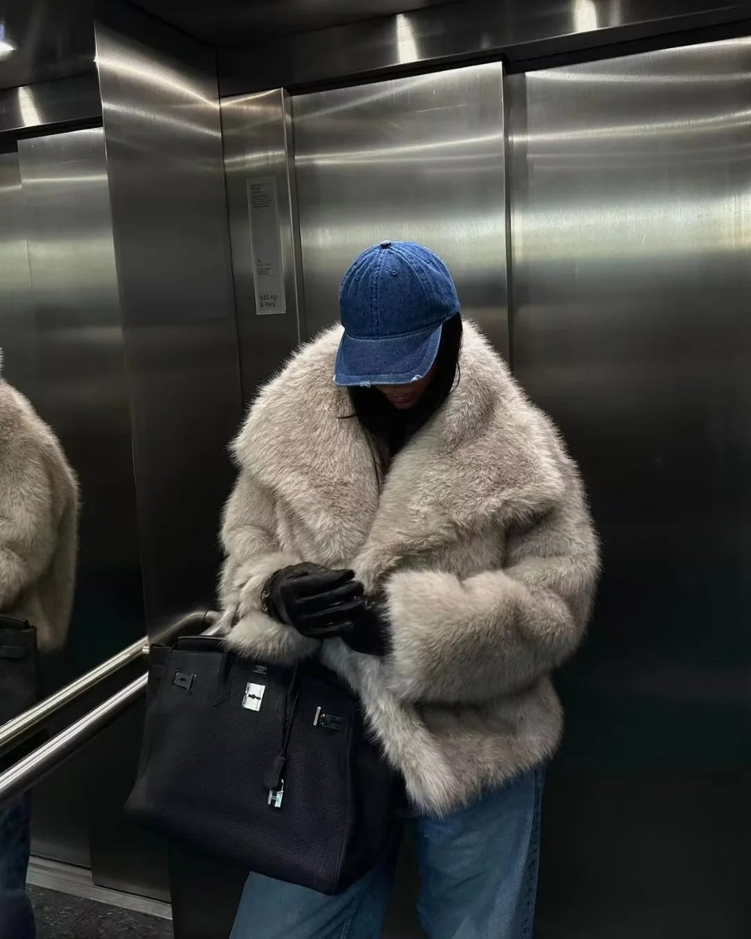 Faux Fur Coat-CALLISTARI