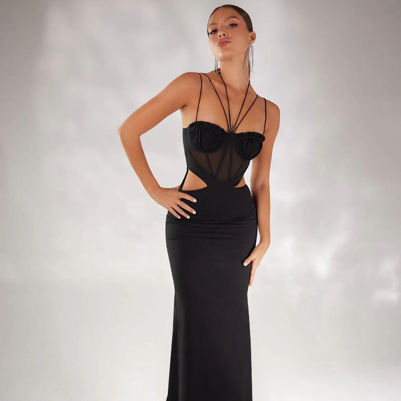 Kaira Corset Cutout Maxi Dress-CALLISTARI