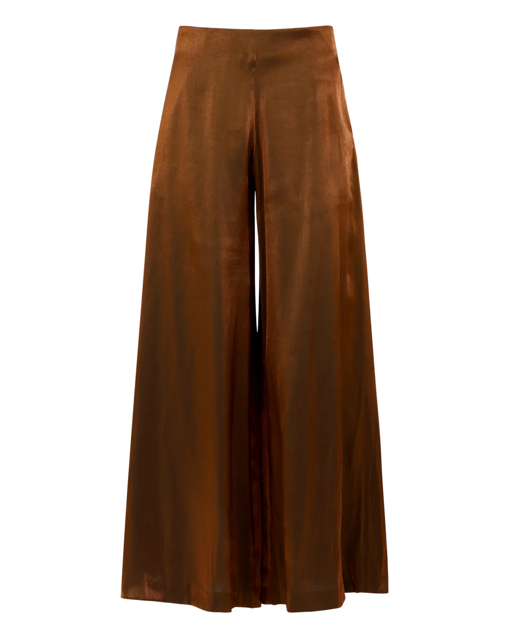 Deep V Neck Shirt Wide Leg Pants Set