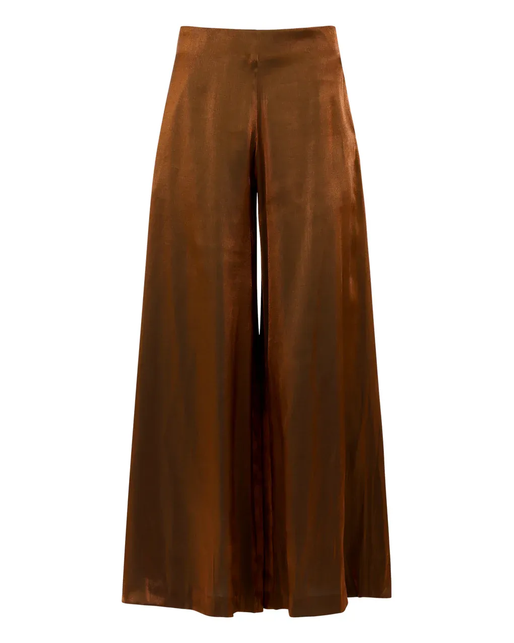Deep V Neck Shirt Wide Leg Pants Set