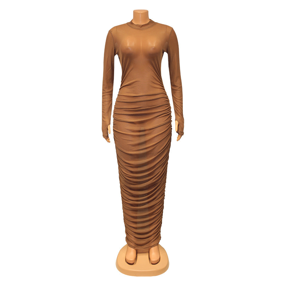 Mesh Beach Dress For Women Plus Size-CALLISTARI