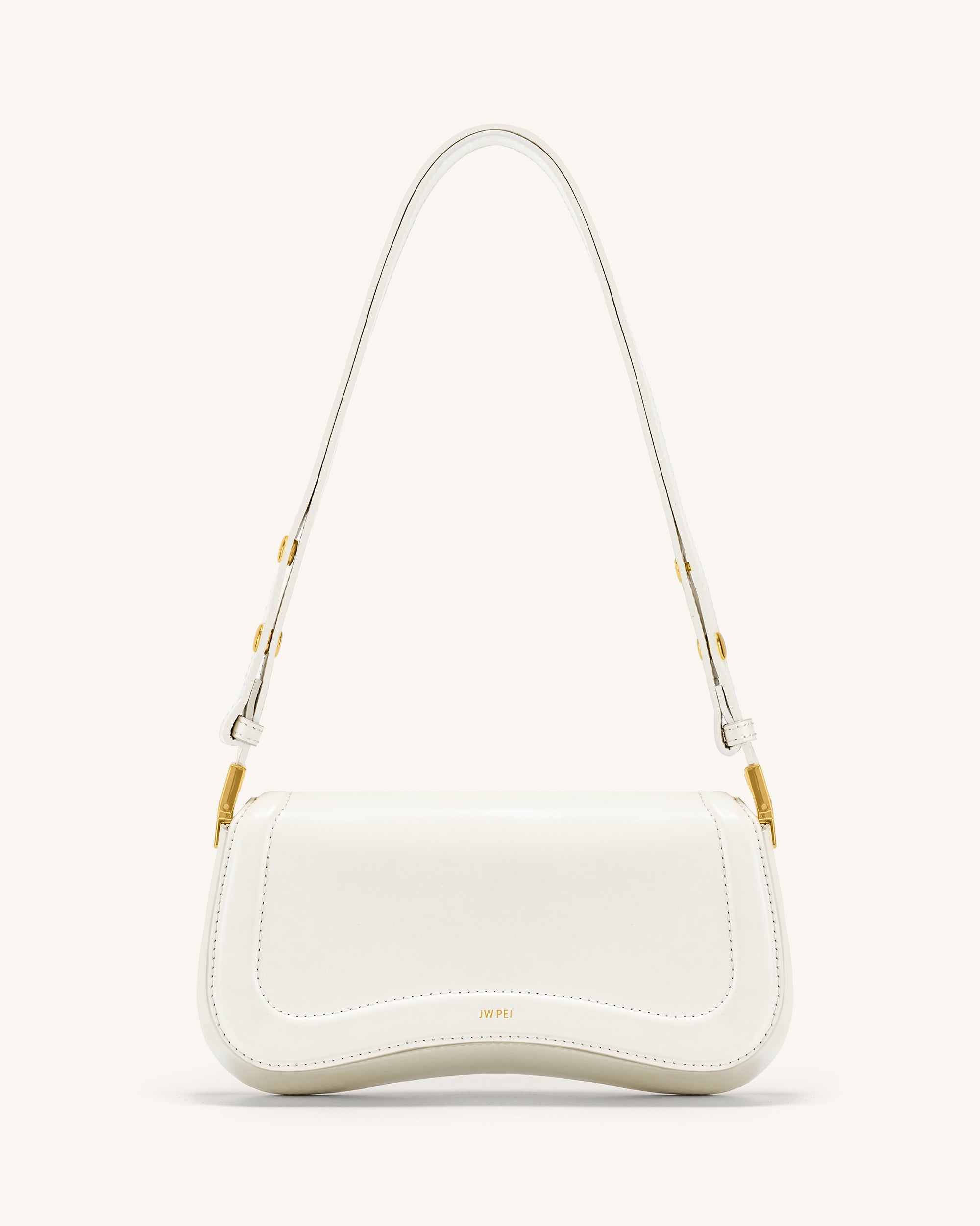 Joy Shoulder Bag - White-Mesadic