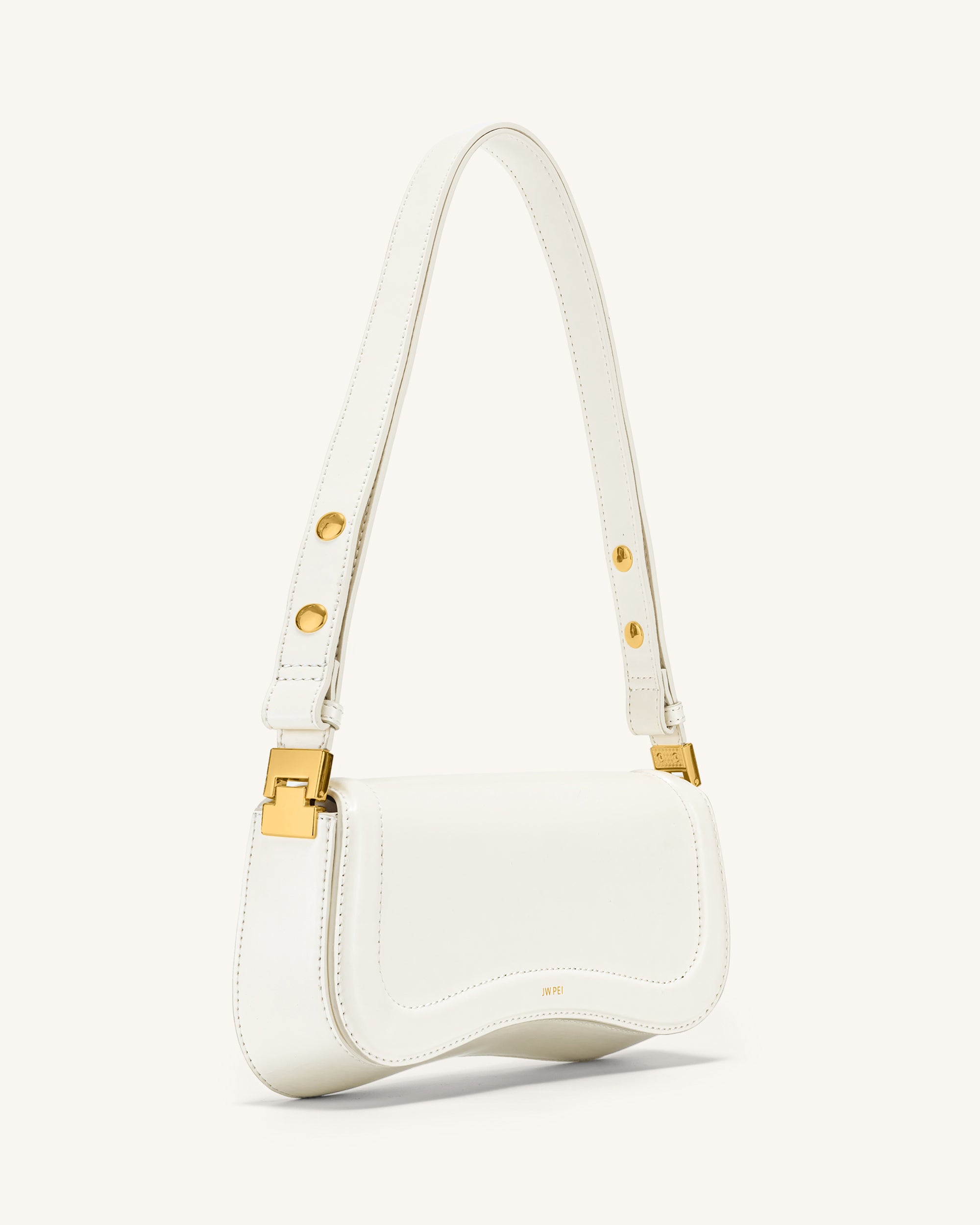 Joy Shoulder Bag - White-Mesadic
