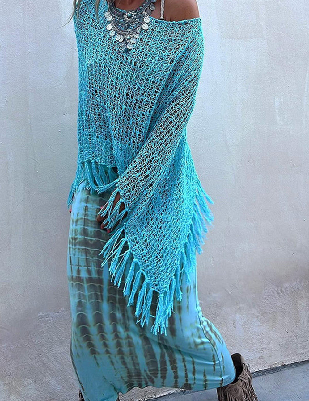 Adoring Memories Tie-dye Elastic Waist Maxi Skirt-CALLISTARI