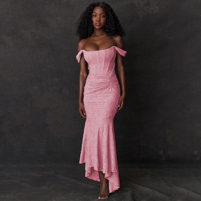 Sleeveless Corset Floral Mermaid Midi Dress-CALLISTARI