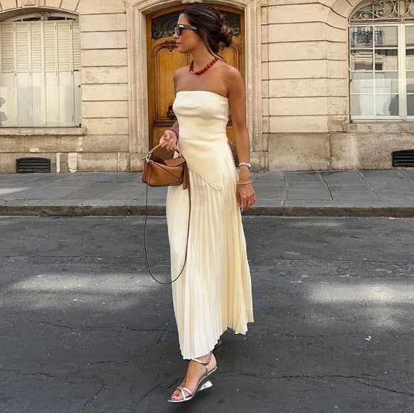 Strapless Maxi Dress Set-CALLISTARI