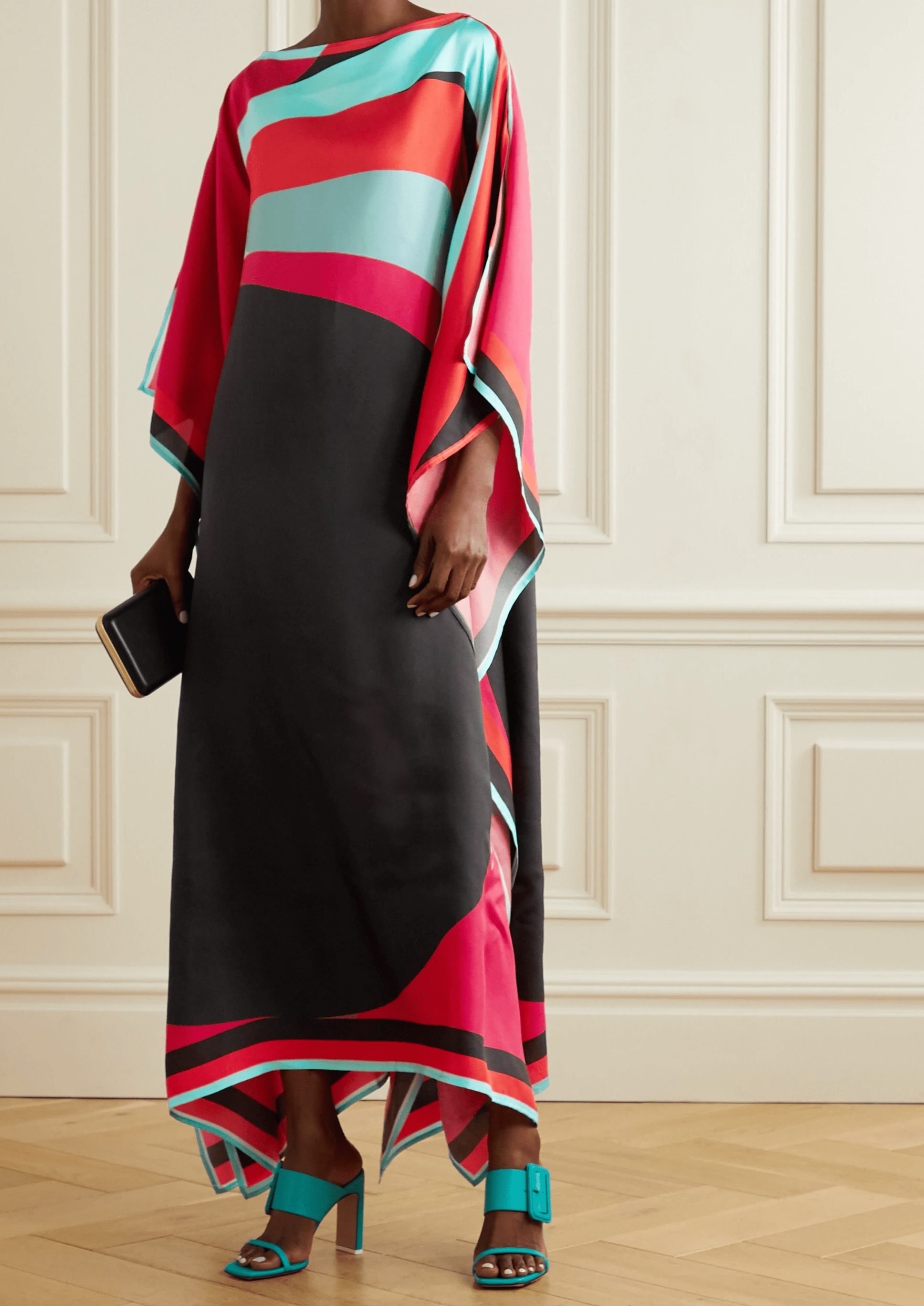 Callistari Cascade Abstract Serenity Kaftan-CALLISTARI