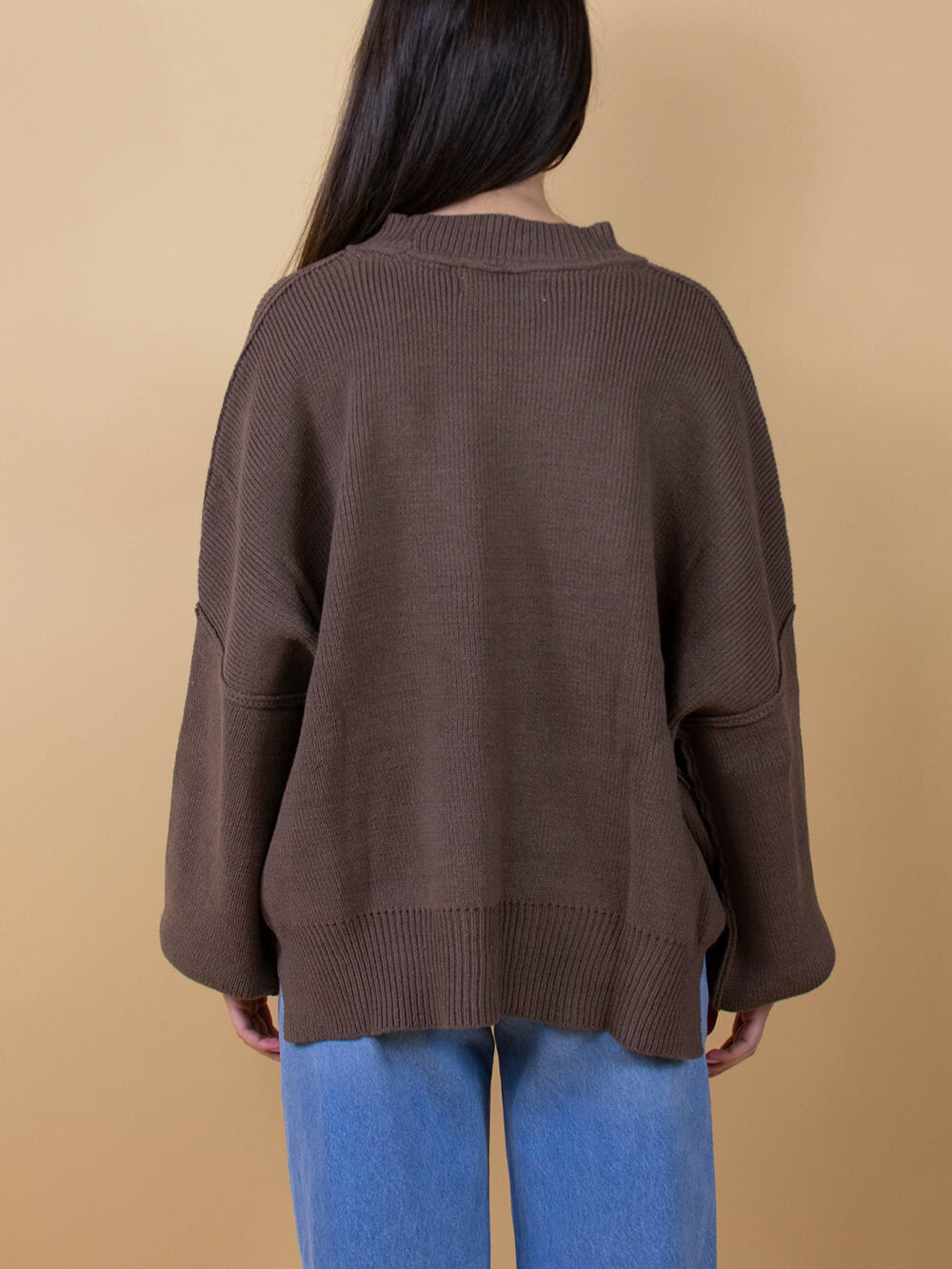 Martha Sweater in Brown-CALLISTARI