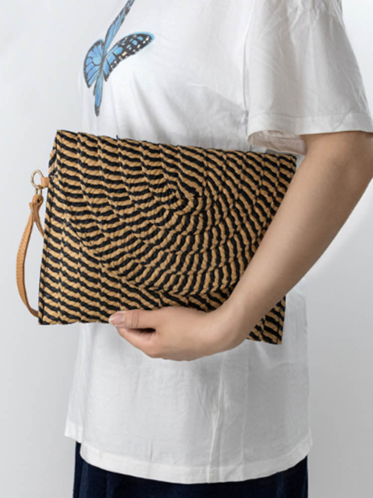 Handwoven Straw Bag: Clutch & Crossbody-CALLISTARI