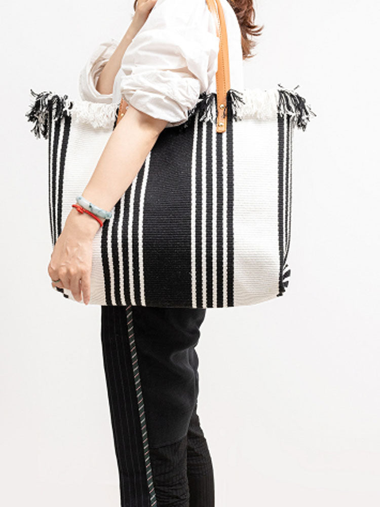 Canvas Tote Shoulder Bag-CALLISTARI