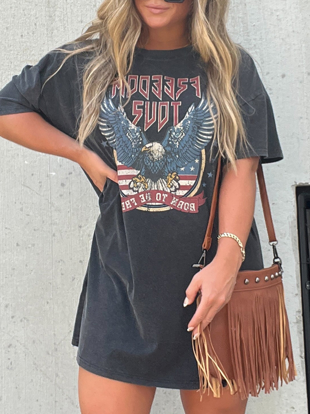 Fringe Decor Crossbody Bag-CALLISTARI