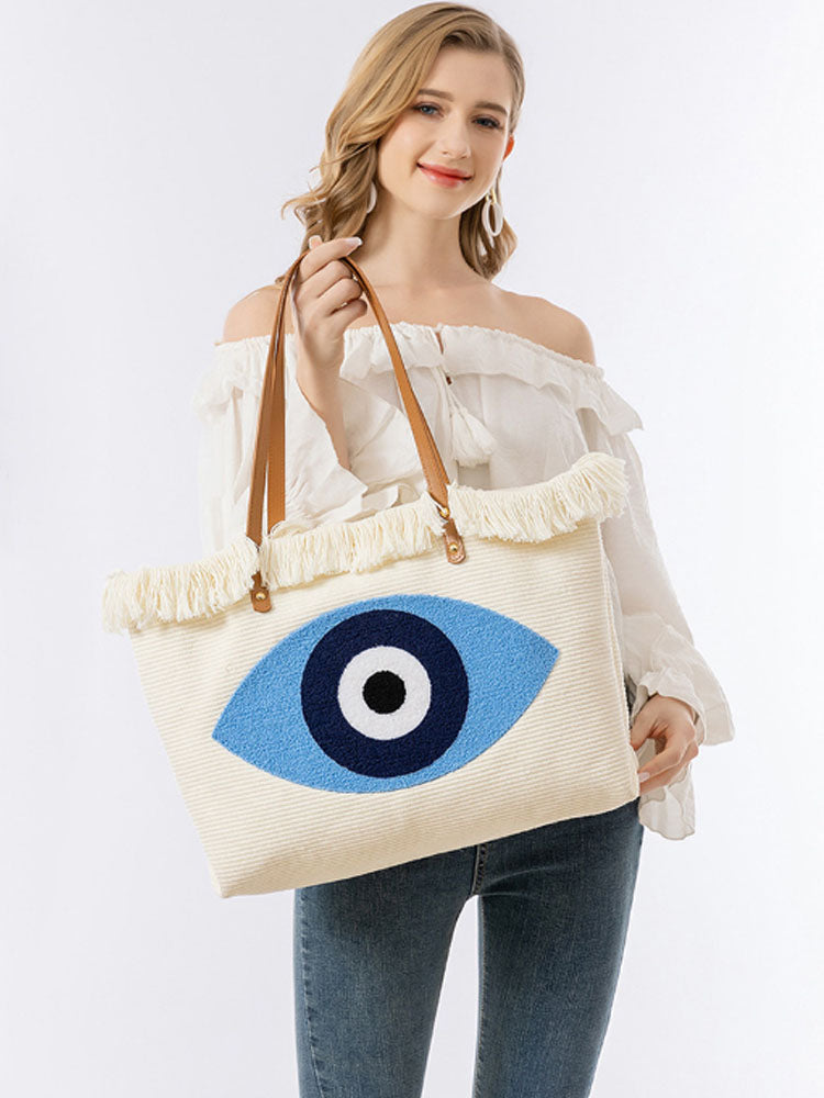 Embroidered Tote Bag-CALLISTARI